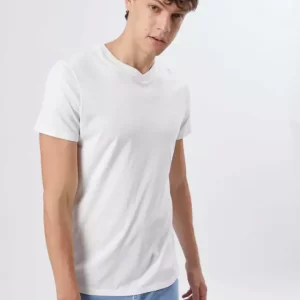 REMERA PIMA V NECK PENGUIN