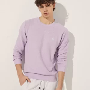 SWEATER POINT COTTON CREW PENGUIN