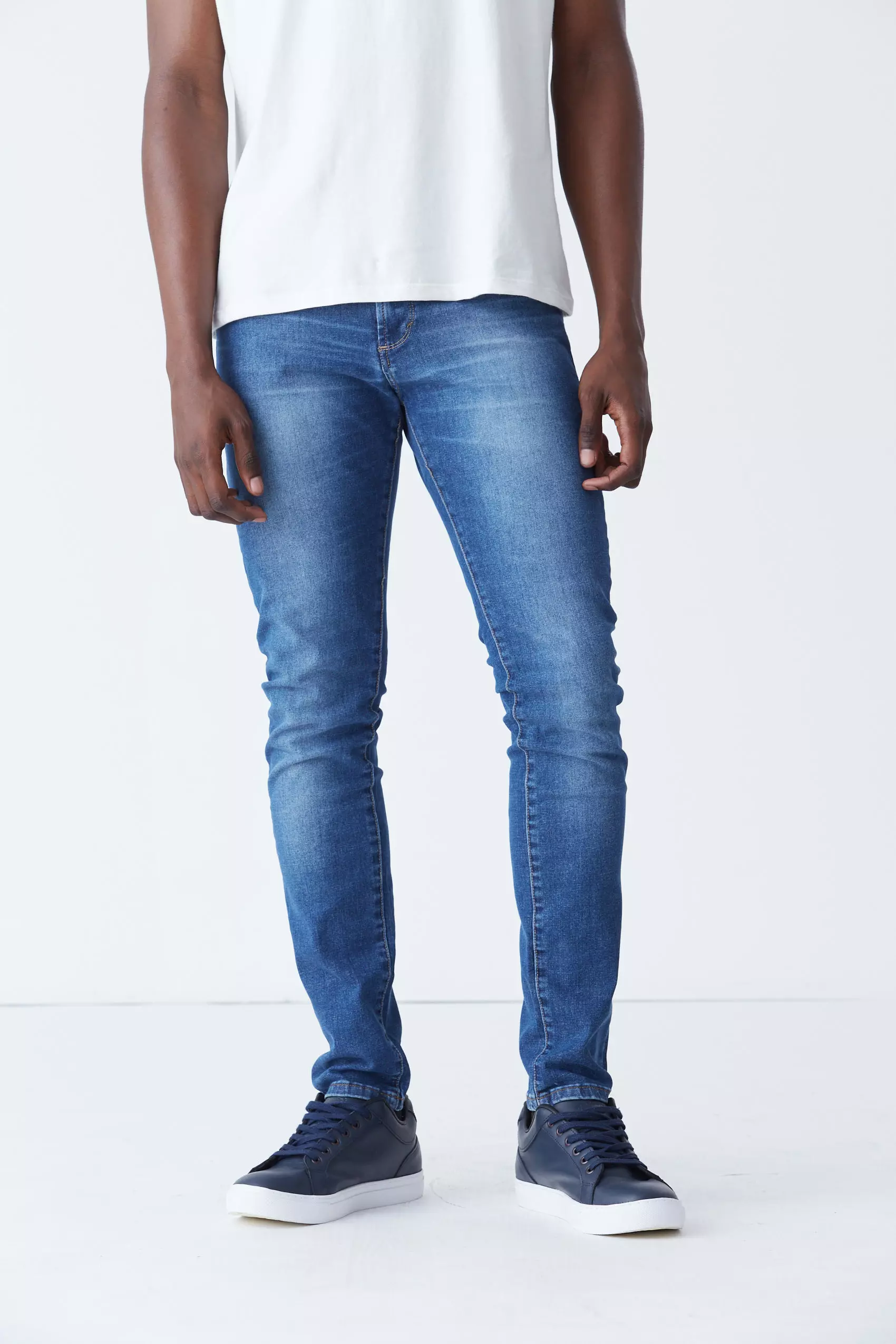 JEAN SKINNY DENIM MEDIUN INDIGO PENGUIN - Imagen 4