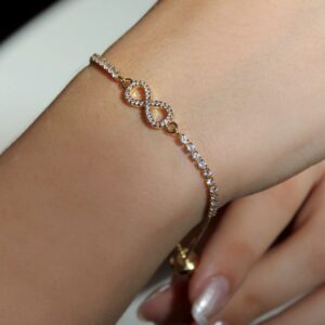 PULSERA INFINITO DORADA SISTERS
