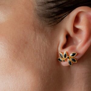 AROS FLORCITAS ONIX NEGRO CLARA FORNO