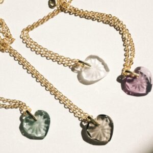 COLLAR MINI NIEVES CUARZO SMOKEY CLARA FORNO