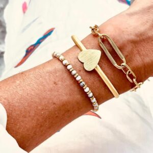 PULSERA CORAZON CLARA FORNO