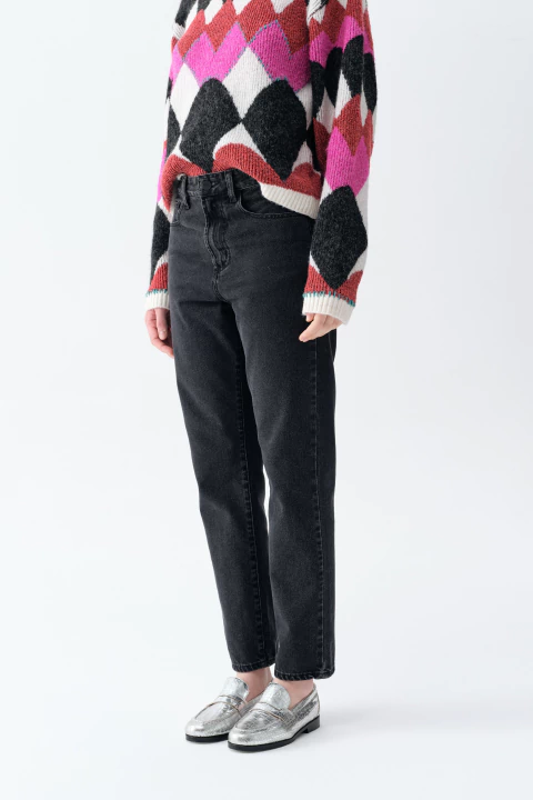 JEANS RECTO NEGRO DOLL STORE - Imagen 3