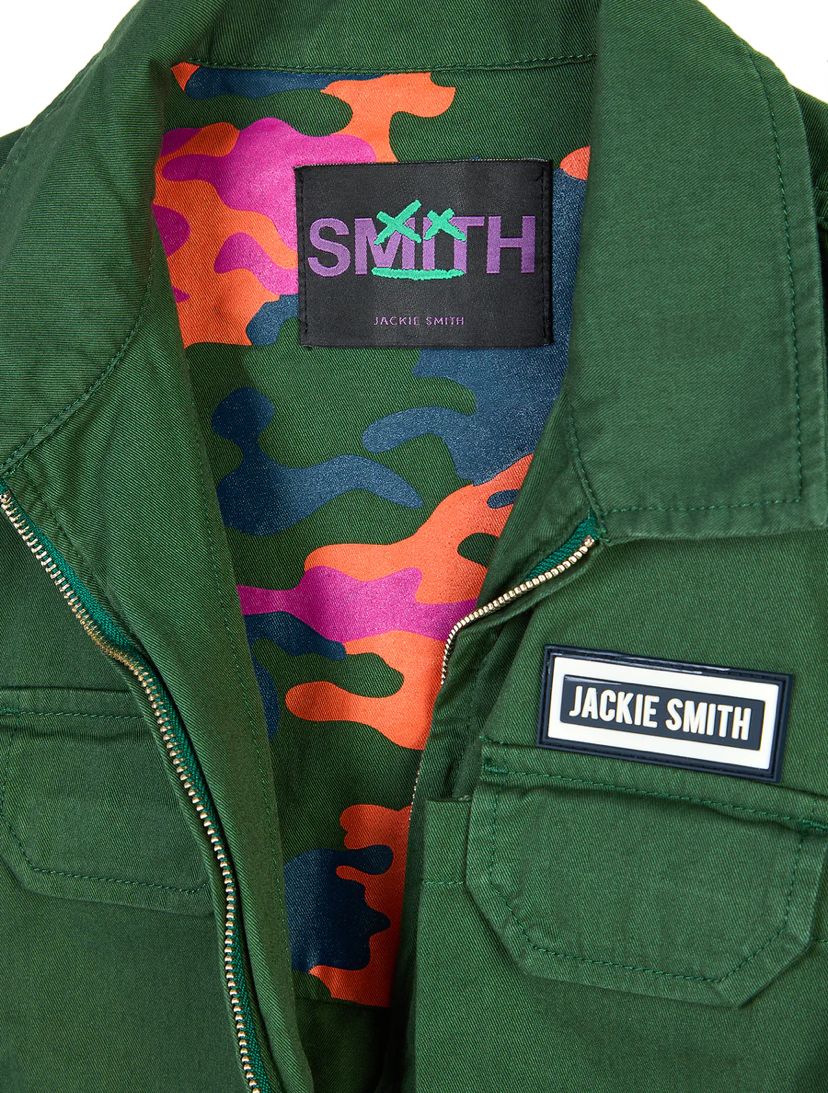 CAMPERA CAMUFLASH CARGO JACKET FOREST GREEN JACKIE SMITH - Imagen 2