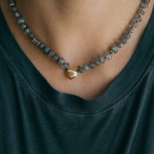 COLLAR VISNA LABRADORITE CLARA FORNO