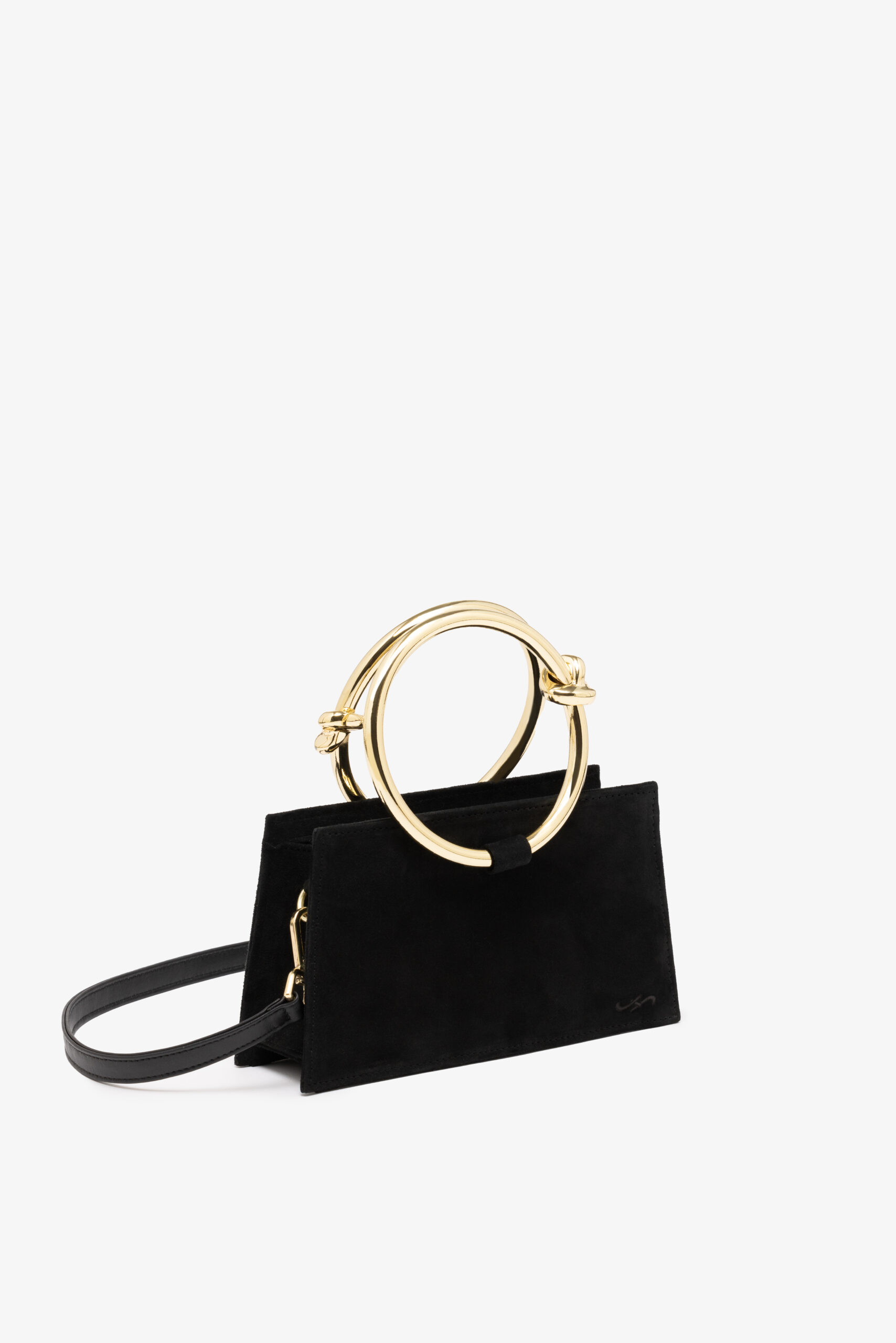 CARTERA OLYMPIA NEGRO GAMUZA JOHN HICKS - Imagen 2