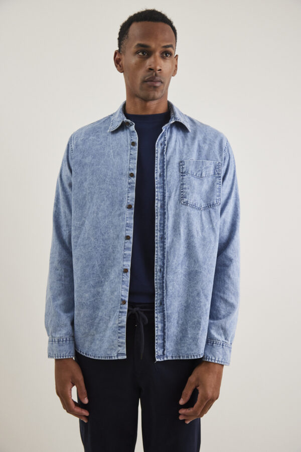 CAMISA DENIM BLUE JIM AIRBORN - Imagen 2