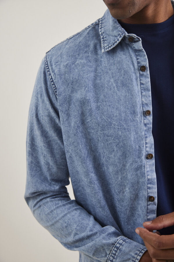 CAMISA DENIM BLUE JIM AIRBORN - Imagen 4