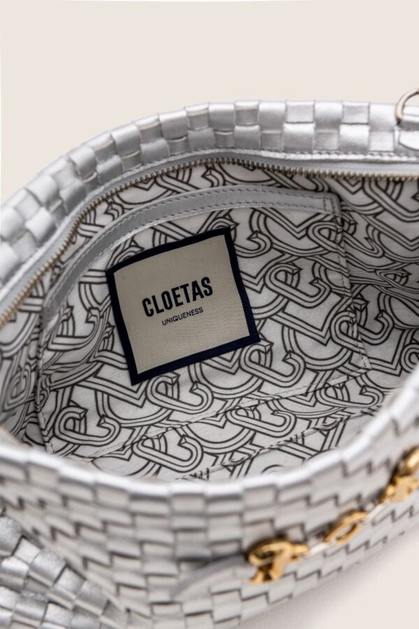 CARTERA CHERRY PLATA CLOETAS - Imagen 2