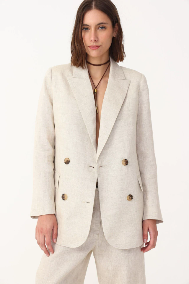 BLAZER MARANT LINO CHOCOLATE - Imagen 2