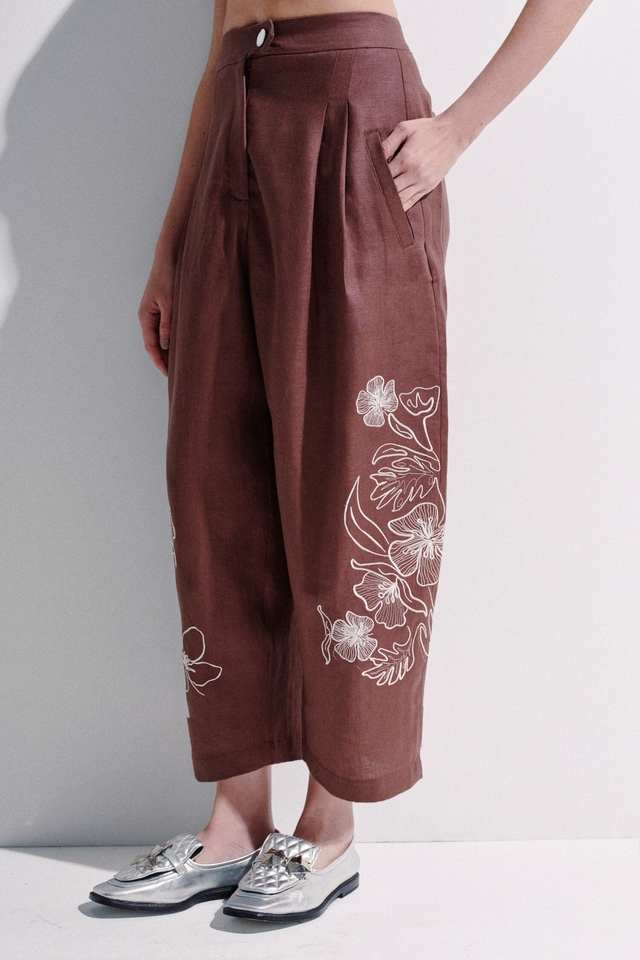 PANTALON LINO ALCUDIA JUSTA PETRA - Imagen 3