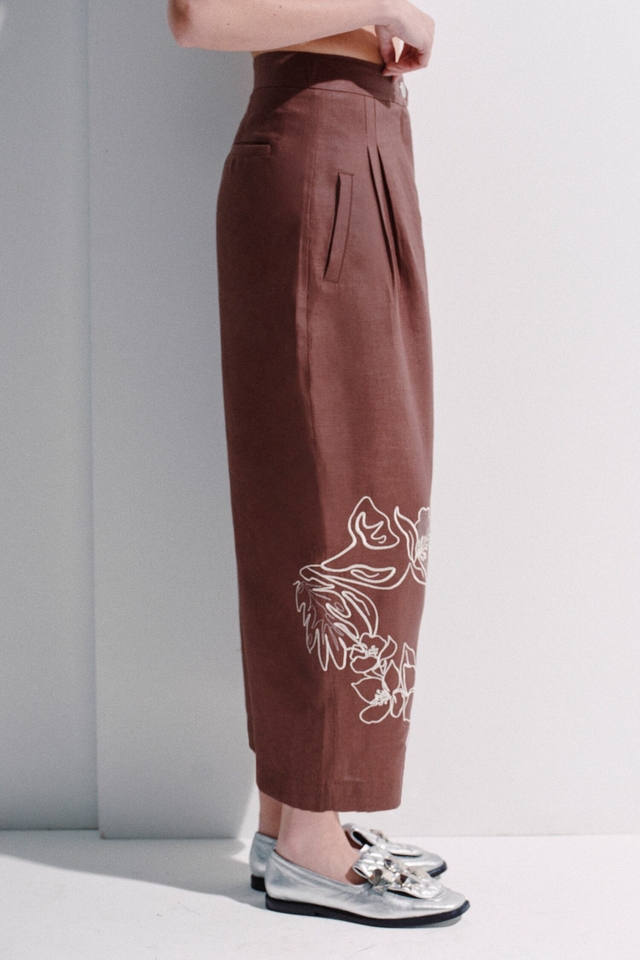 PANTALON LINO ALCUDIA JUSTA PETRA - Imagen 4
