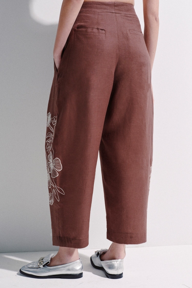 PANTALON LINO ALCUDIA JUSTA PETRA - Imagen 5