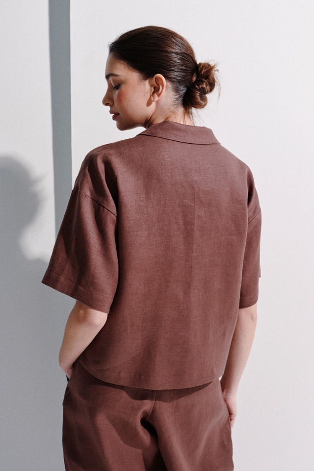 CAMISA LINO ALCUDIA JUSTA PETRA - Imagen 4