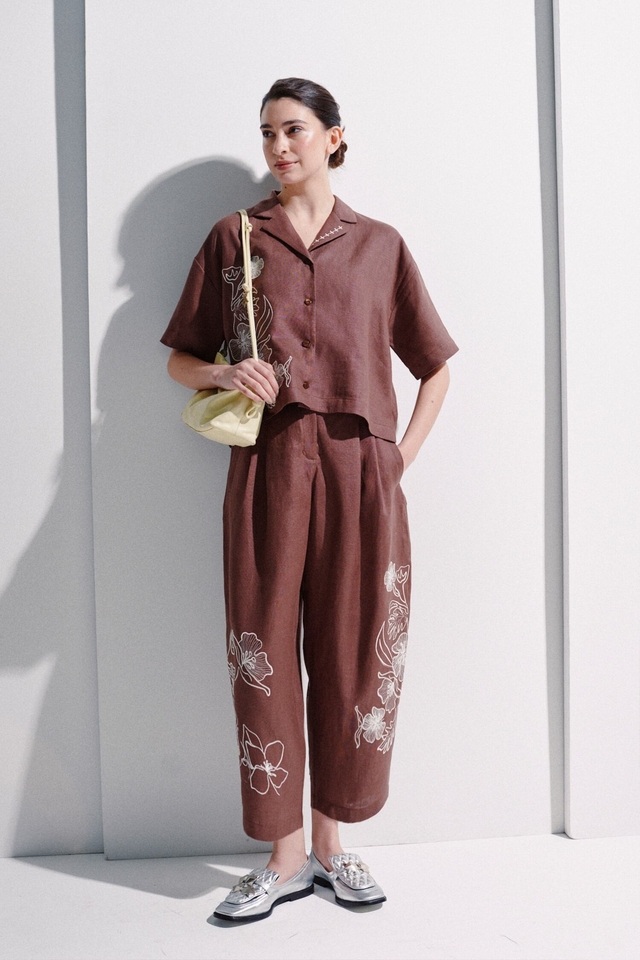 CAMISA LINO ALCUDIA JUSTA PETRA - Imagen 5