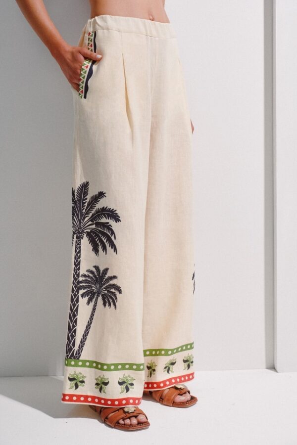 PANTALON LOTUS LINO JUSTA PETRA - Imagen 5