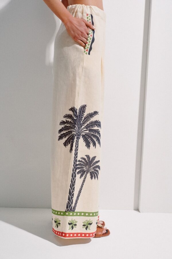 PANTALON LOTUS LINO JUSTA PETRA - Imagen 7