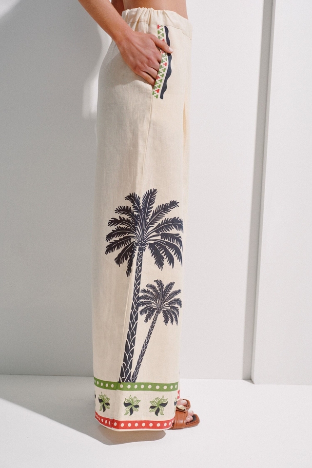 PANTALON LOTUS LINO JUSTA PETRA - Imagen 7
