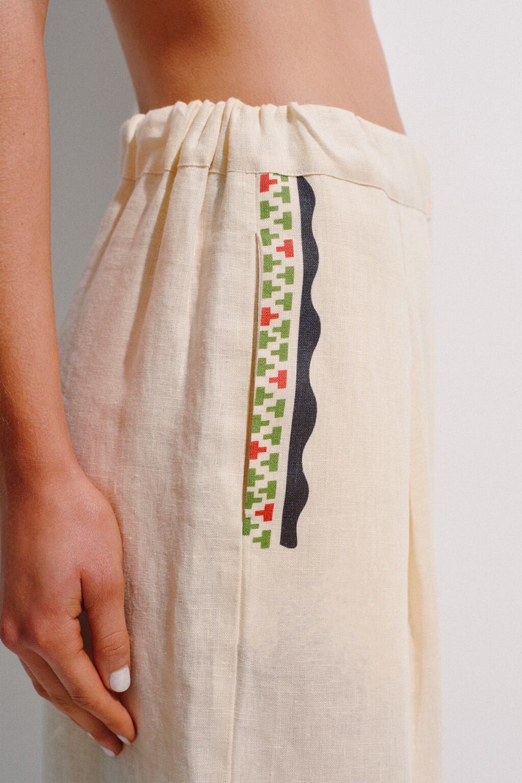 PANTALON LOTUS LINO JUSTA PETRA - Imagen 8