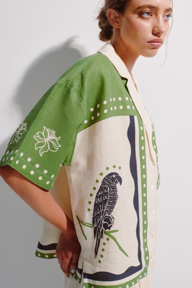 CAMISA LOTUS LINO JUSTA PETRA - Imagen 2