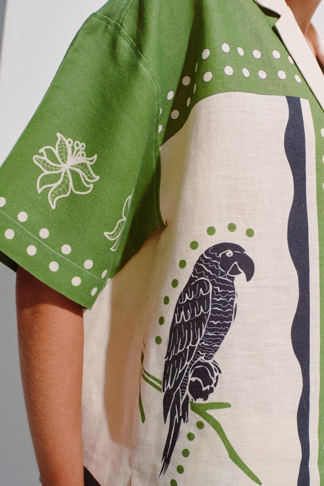 CAMISA LOTUS LINO JUSTA PETRA - Imagen 4