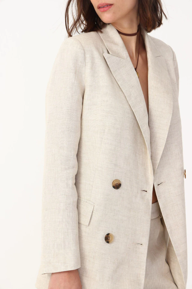 BLAZER MARANT LINO CHOCOLATE - Imagen 4