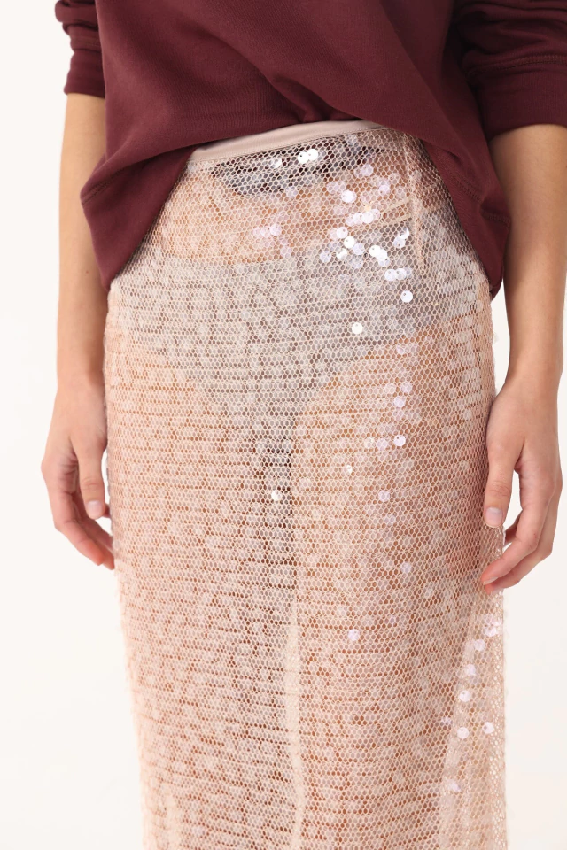 POLLERA HANOI CHOCOLATE - Imagen 6