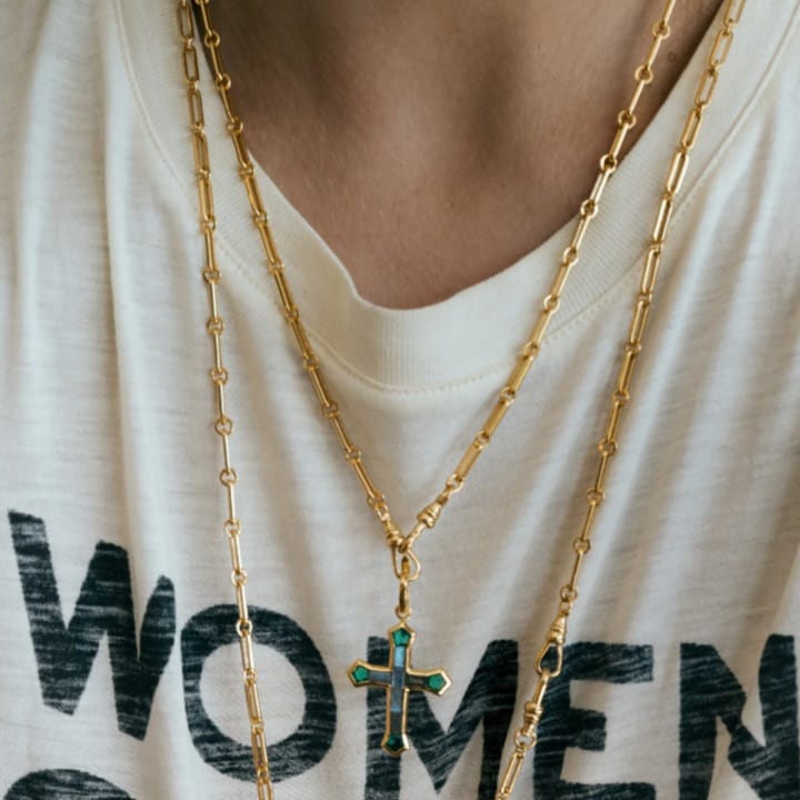 CADENA JAIPUR LINK 50 CM (SIN DIJE) CLARA FORNO - Imagen 3