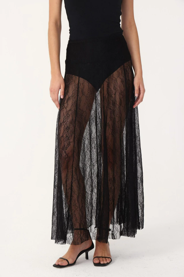 POLLERA WANG CHOCOLATE - Imagen 2