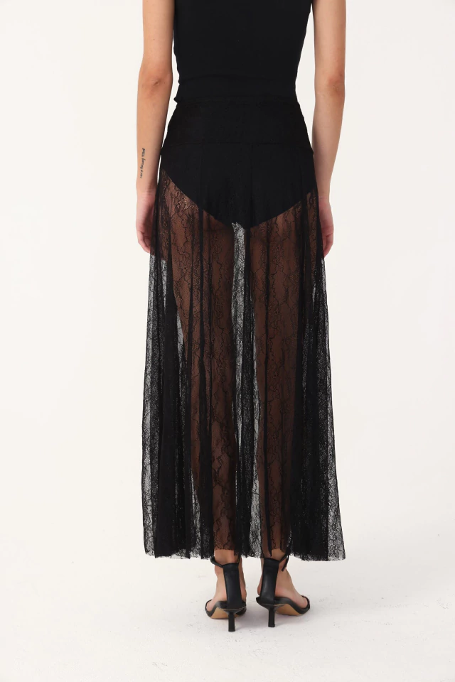 POLLERA WANG CHOCOLATE - Imagen 3