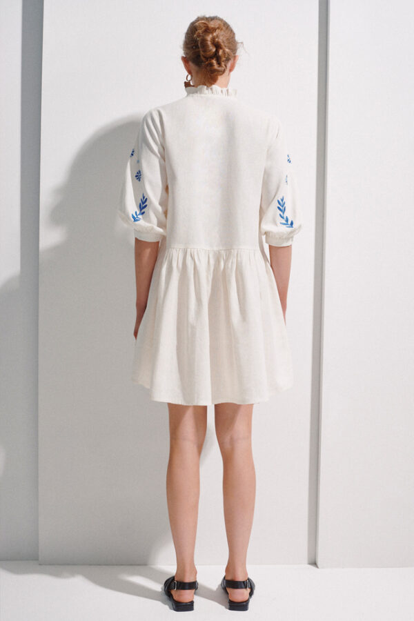 VESTIDO PORTO LINO JUSTA PETRA - Imagen 4