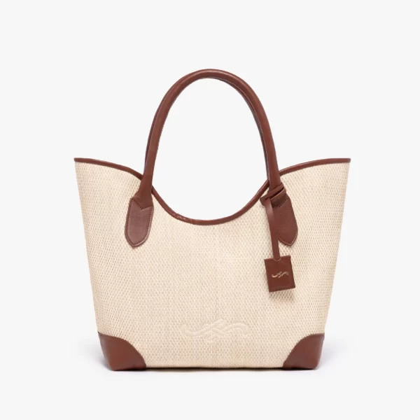 CARTERA SINTRA RAFIA Y CUERO