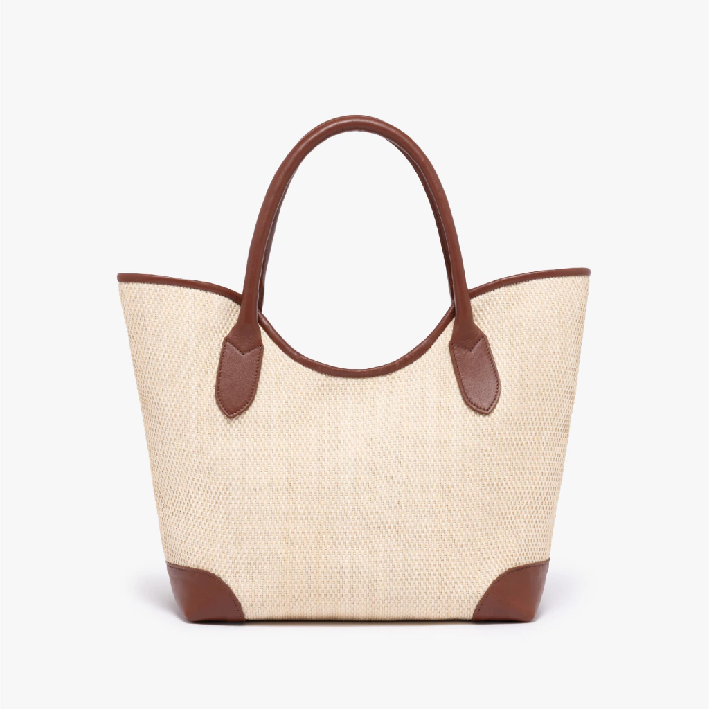 CARTERA SINTRA RAFIA Y CUERO - Imagen 4