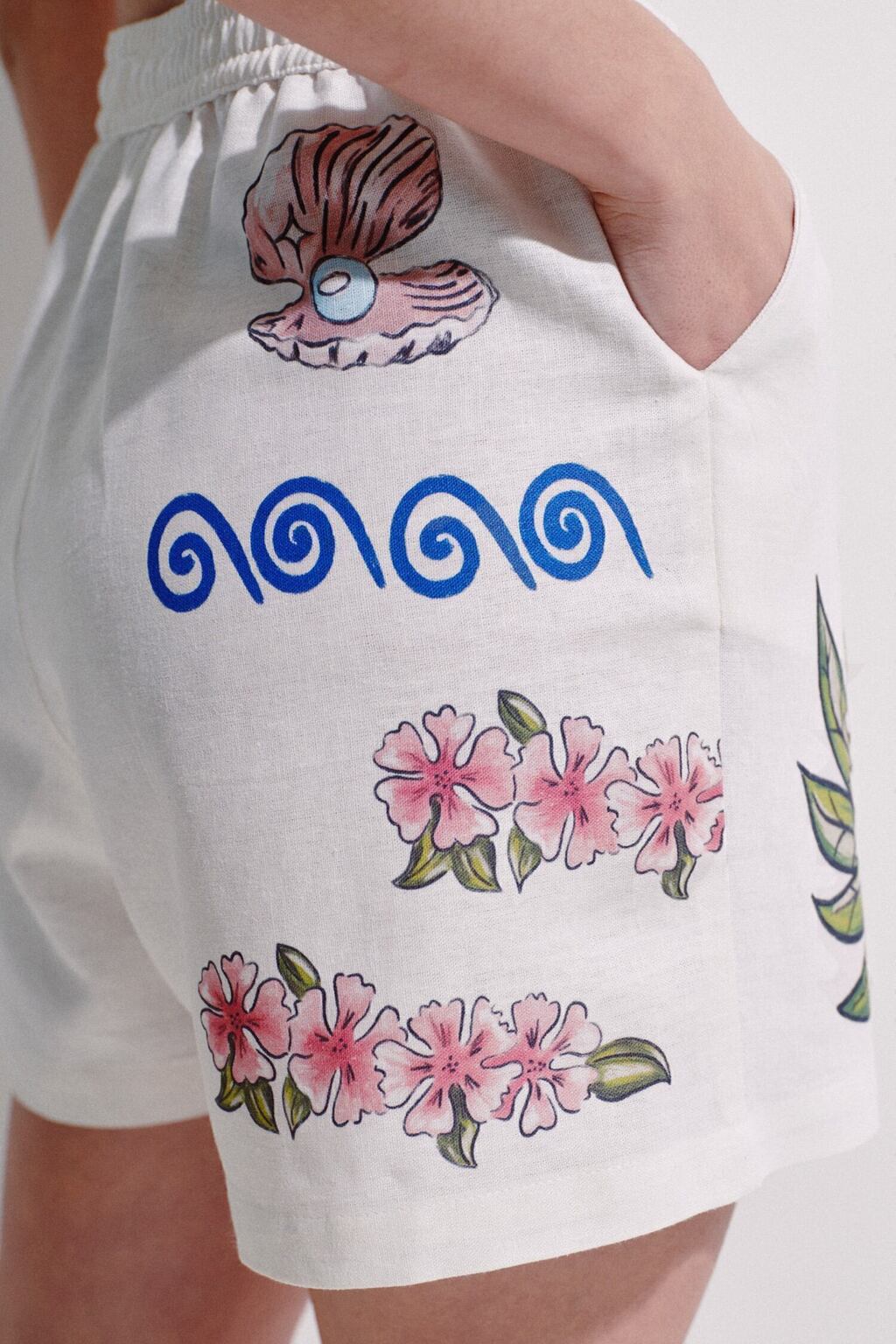 SHORT TAILANDIA LINO JUSTA PETRA - Imagen 6