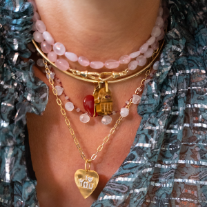 COLLAR AJMER MOONSTONE CLARA FORNO
