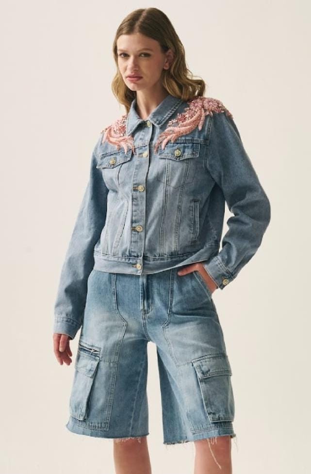 CHAQUETA DENIM VALENTINO LAMODE