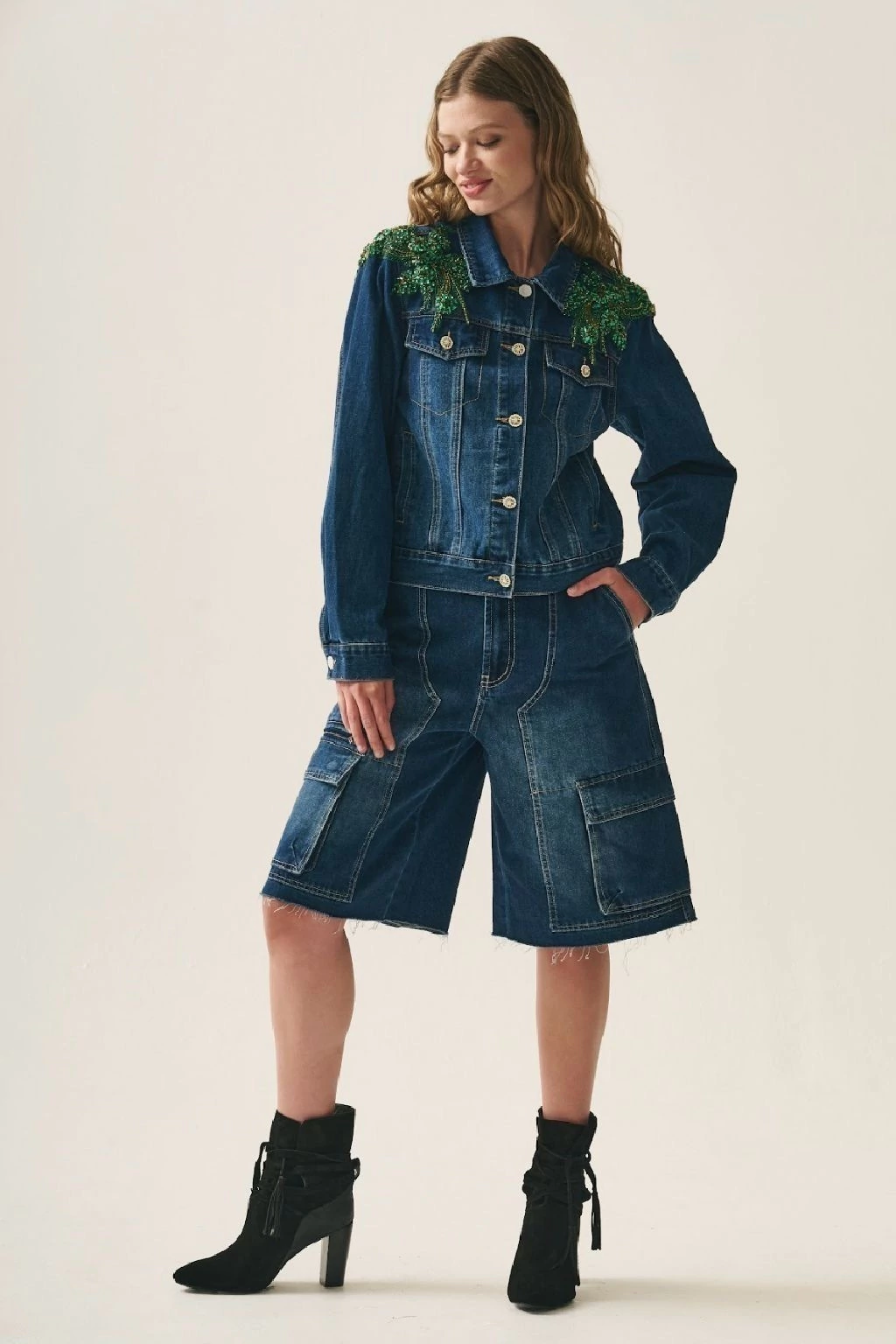 CHAQUETA DENIM VALENTINO LAMODE