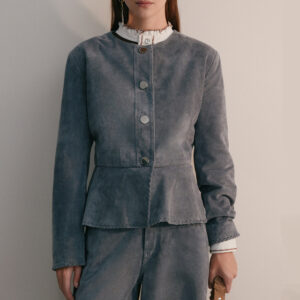 CHAQUETA GWEN 100 % GAMUZA JUSTA PETRA