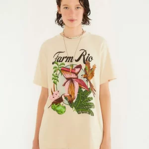 REMERA FIT MANGARA FARM RIO BEGE FARM RIO