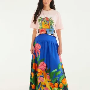 REMERA REGULAR ENGRADADOS FARM RIO