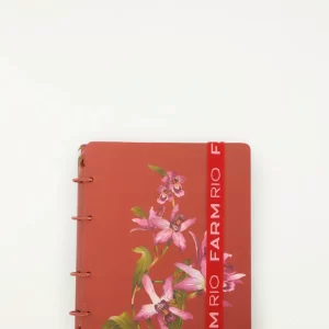 CARPETA CON HOJAS Y STICKERS TROPICAL ORQUÍDEA FARM RIO