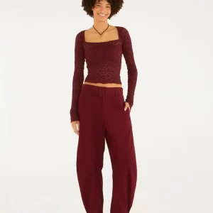 PANTALON BALLOON CON CINTO FARM RIO