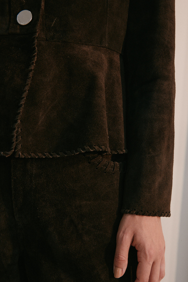 CHAQUETA GWEN 100 % GAMUZA JUSTA PETRA - Imagen 6