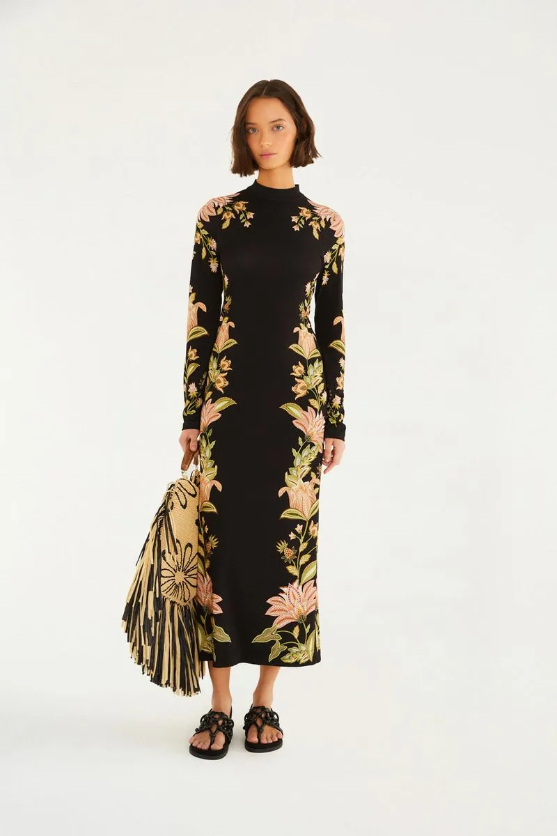 VESTIDO CON MANGAS JAMILE FARM RIO - Imagen 2