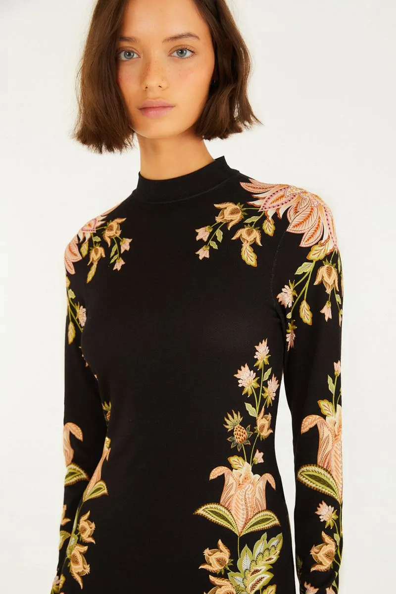 VESTIDO CON MANGAS JAMILE FARM RIO - Imagen 4