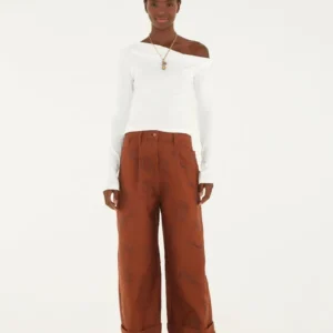 PANTALON GAB BORDADO BOEMIA FARM RIO