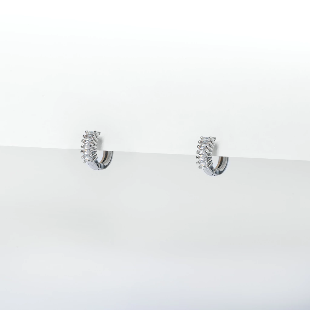 AROS PETIT PLATEADOS SISTERS - Imagen 2