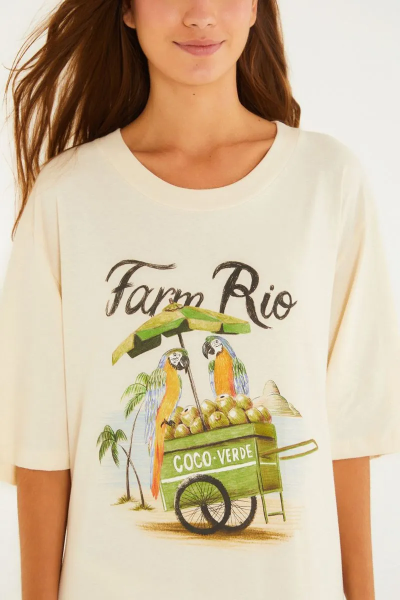 VESTIDO MIDI CARRINHO DE COCO FARM RIO - Imagen 3