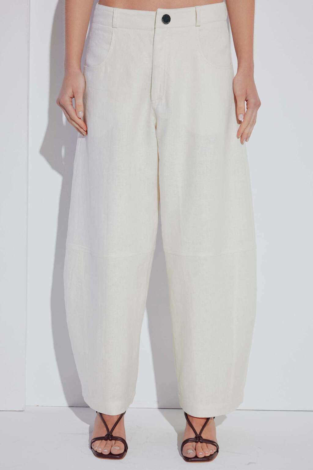 PANTALON ANYA 100% LINO JUSTA PETRA - Imagen 2